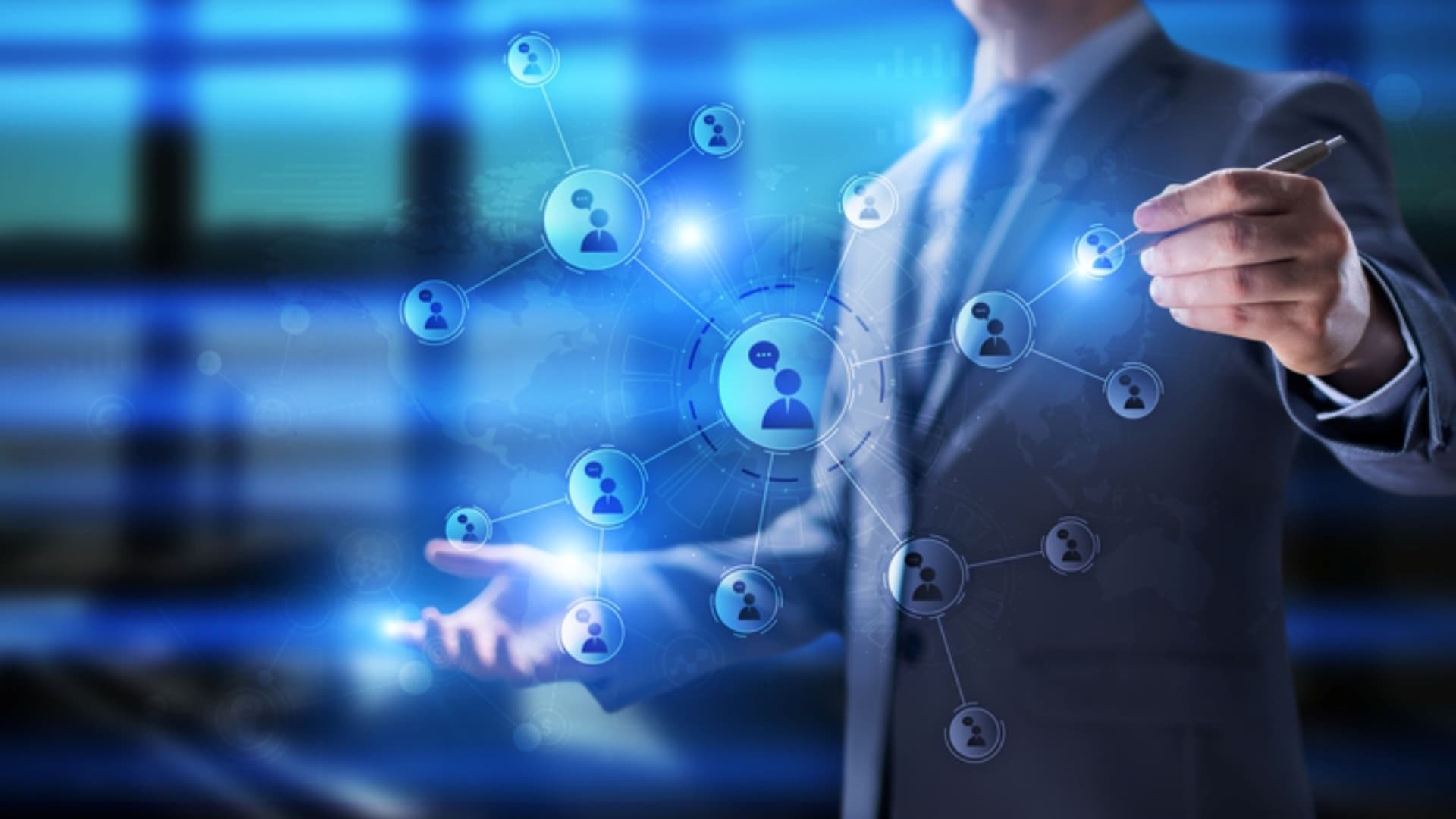 Employees working in a professional environment